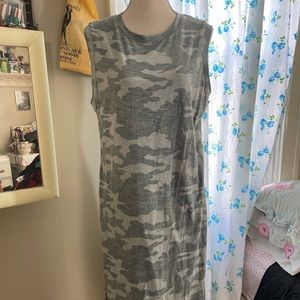 Universal threads camo tank dress